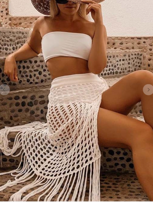 Boho Swim Skirt