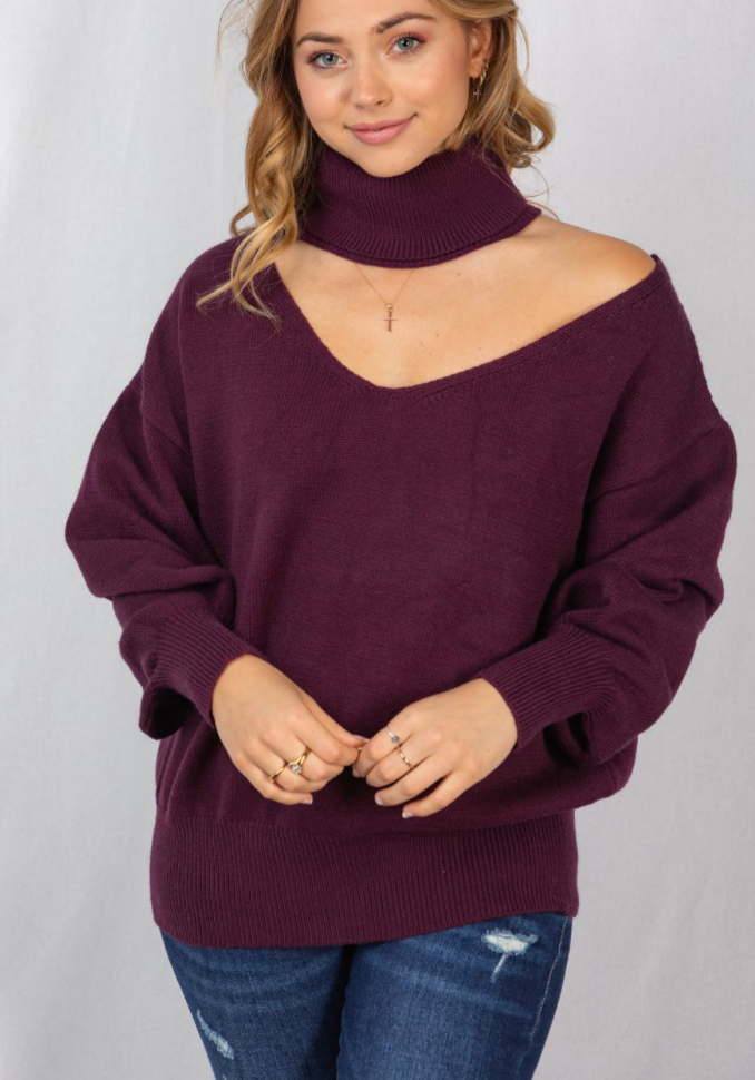 Lights Out Sweater