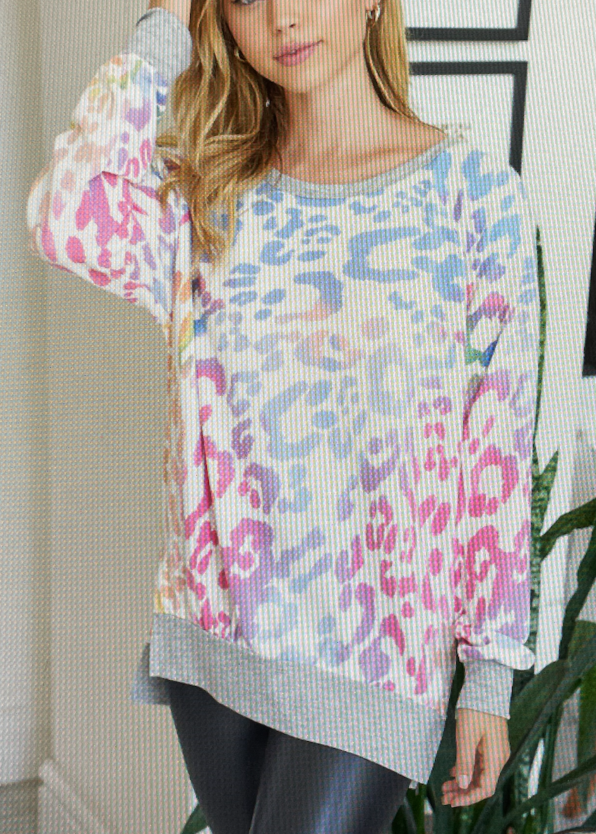 Retro Cheetah Top