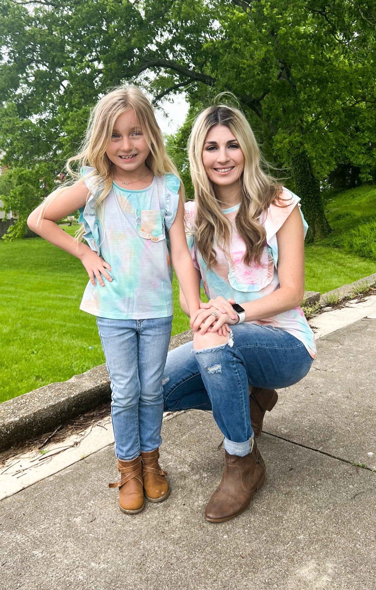Jessica Ruffle Top-Mama