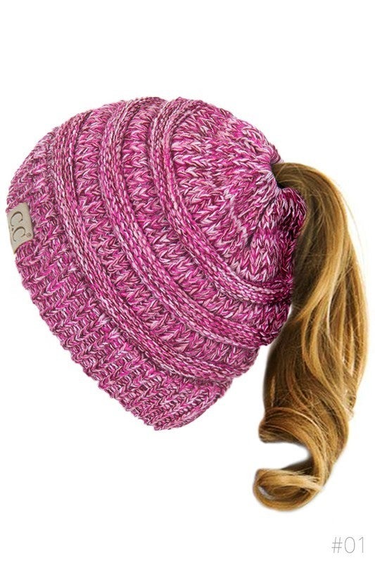 CC Ponytail beanie Kids