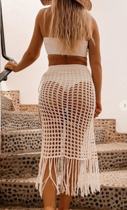 Boho Swim Skirt