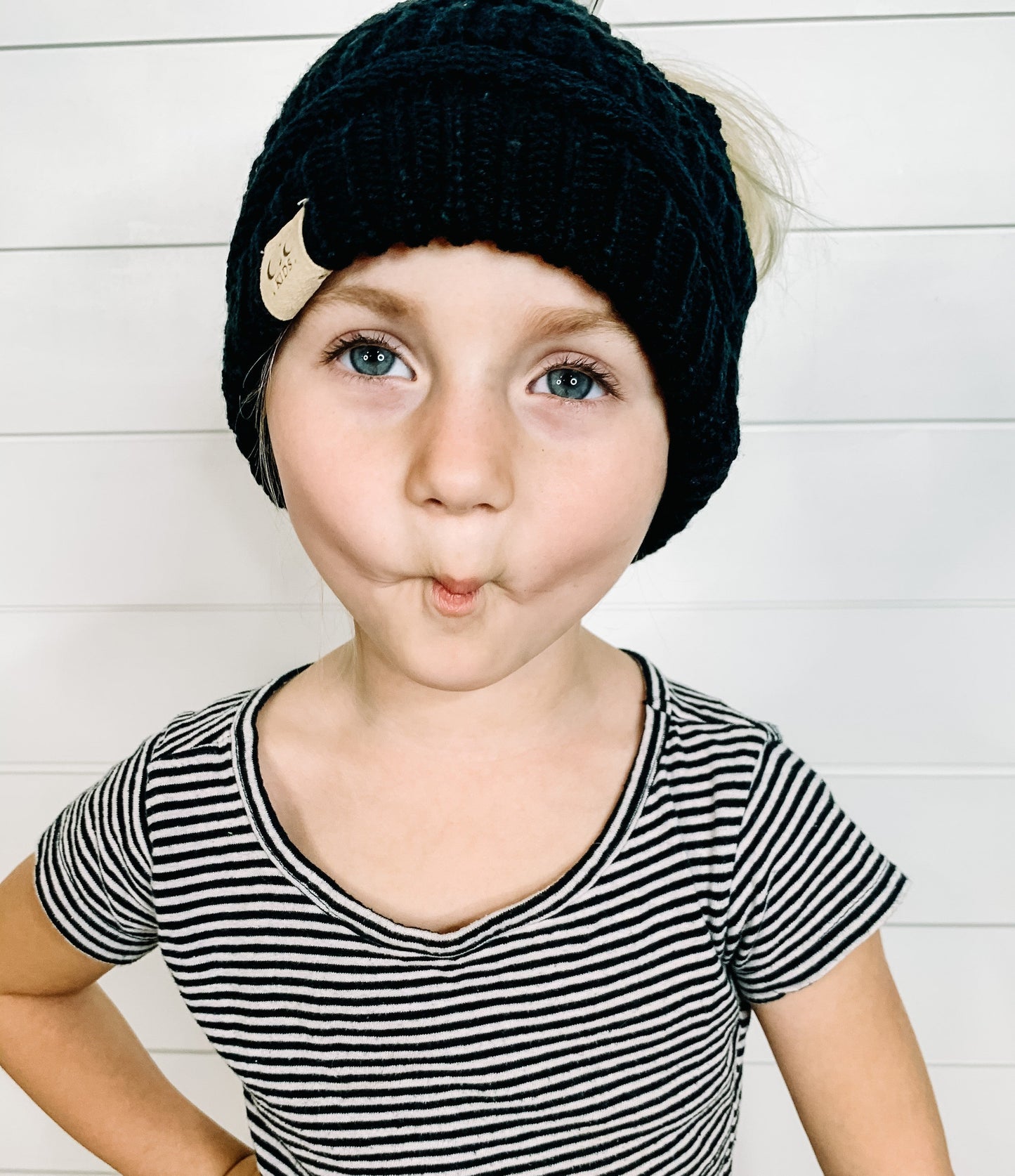 CC Ponytail beanie Kids