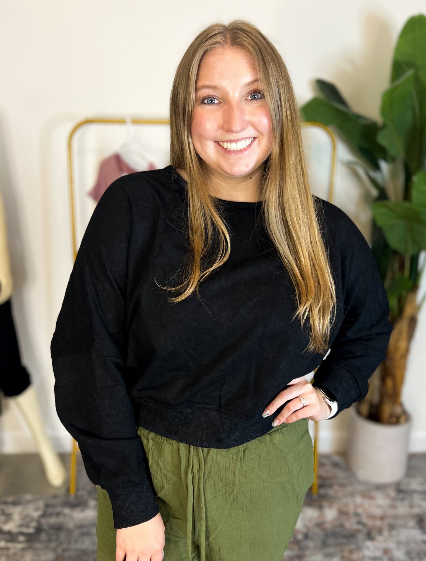 Shaina Open Back Sweater