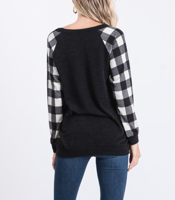 This is it Plaid Top