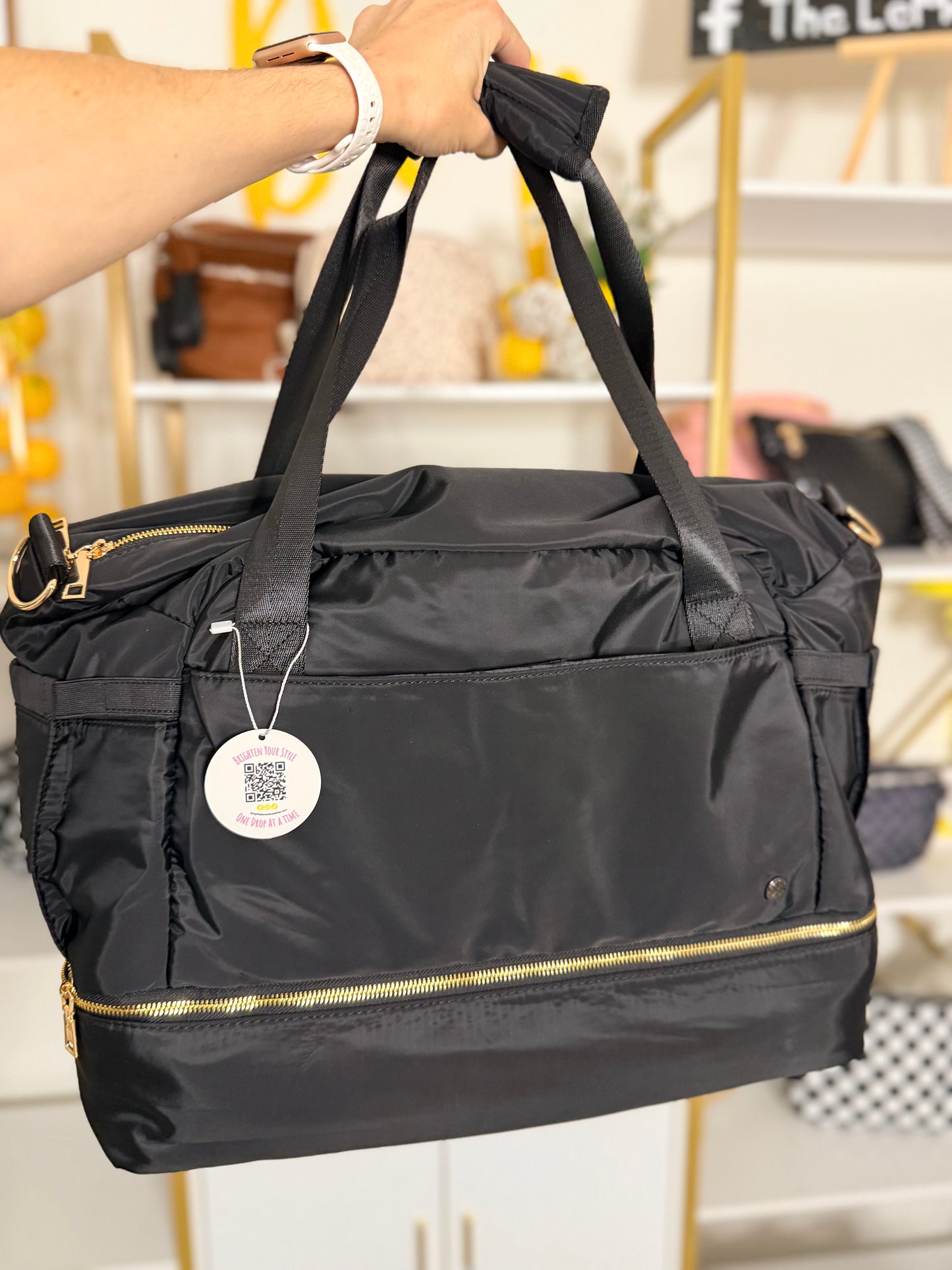 Lemon Drop Overnight Bag