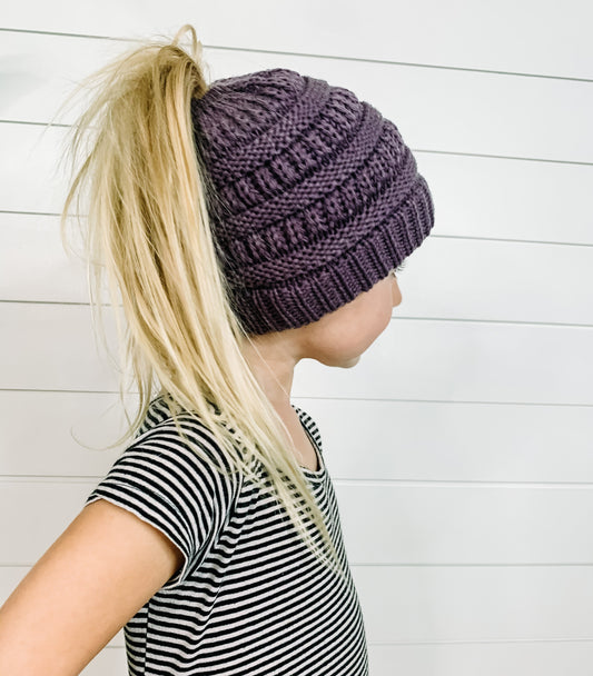 CC Ponytail beanie Kids