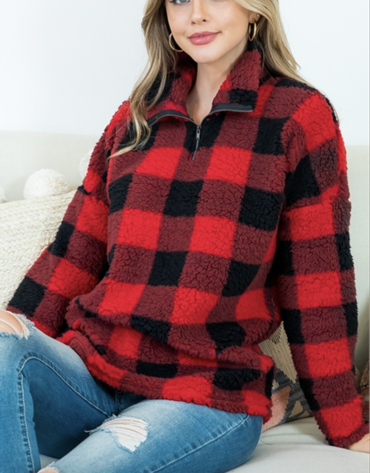 Log Cabin Sweater