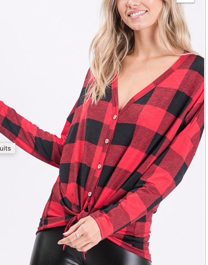 Buffalo Tie Top